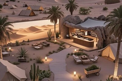 Dunhuang Dreammaker Windy Desert Wild Luxury Star Watching Camp