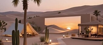 Dunhuang Dreammaker Windy Desert Wild Luxury Star Watching Camp