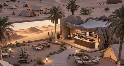 Dunhuang Dreammaker Windy Desert Wild Luxury Star Watching Camp