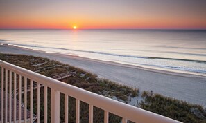 On the beach, beach towels - Club Wyndham WESTWINDS-Oceanfront Resort! Family oriented. Just steps from sand! (North Myrtle Beach)