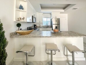 Fridge, microwave, oven, stovetop - Modern Home in The Exclusivity of Las Conchas #41 (Puerto Peñasco)