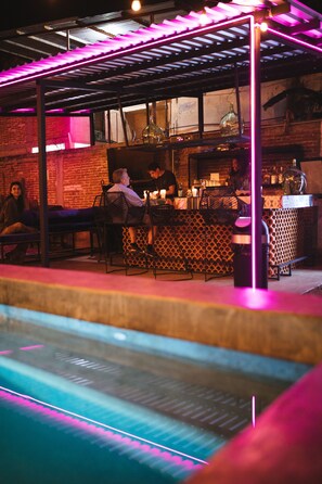 Bar (on property) - Ticuchi Hostal (Oaxaca)