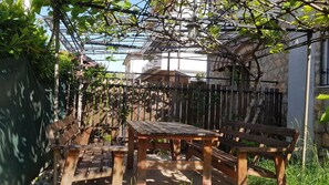 Terrace/patio - Luccia Apatments-Villa Laguna - Hostel (Ohrid)