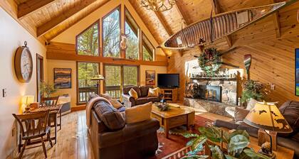 Luxury meets Rustic- Beautiful Lodge 1.9 miles from Whiteface-EV charger