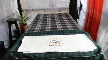 Hot springs, massages