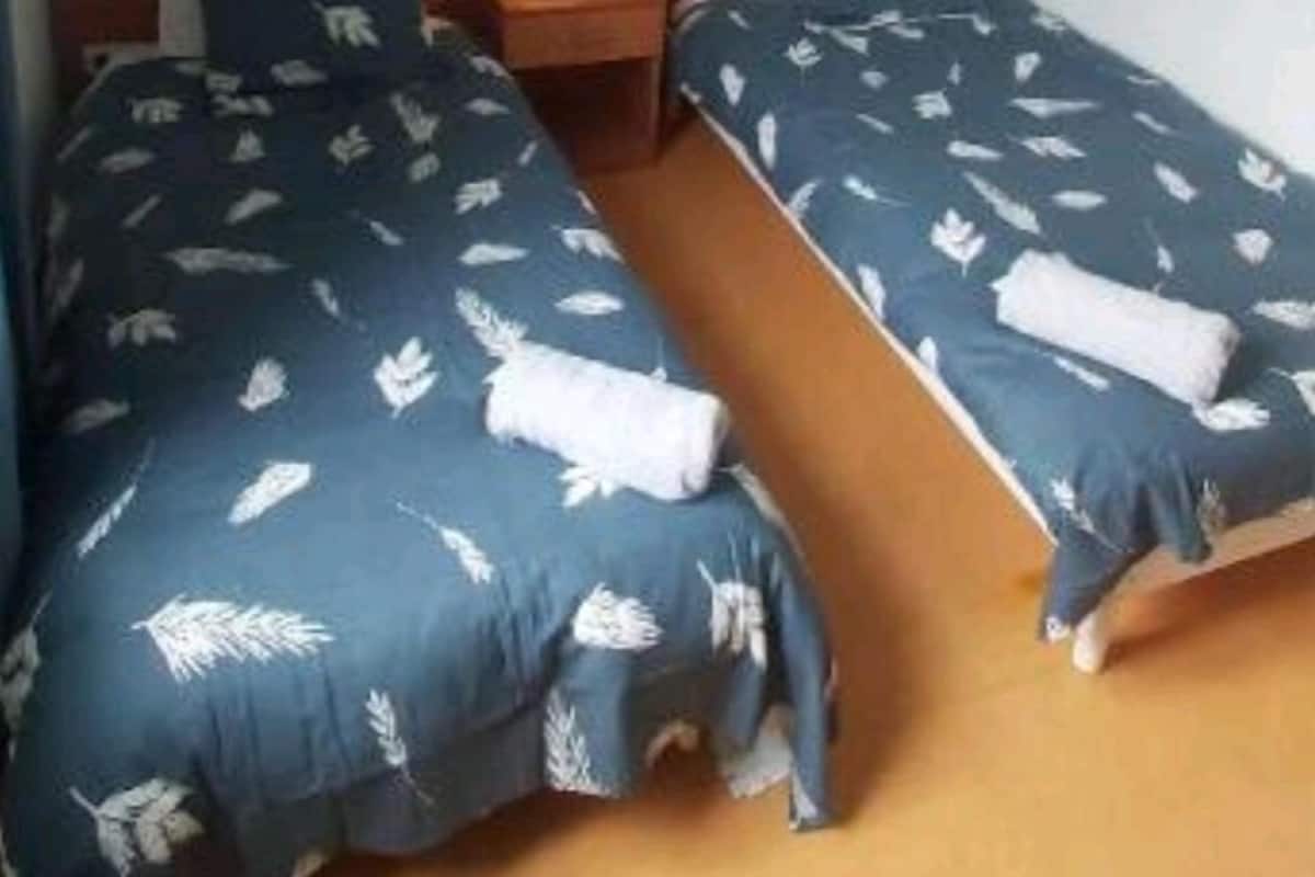 Blackout drapes, soundproofing, travel crib, free WiFi