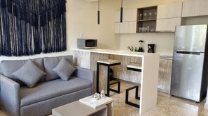 Living area - Studio Mittens (Tulum)