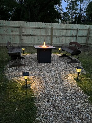 Terrace/patio - Cozy 1.5 story bungalow in downtown Ste. Genevieve! (Ste. Genevieve)