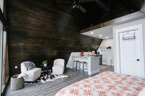 1 bedroom, desk, free WiFi, bed sheets - Stunning, Secluded A-Frame w/ Hammock and Tree Top View (New Braunfels)