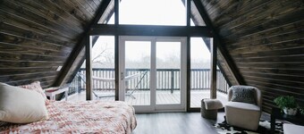 Stunning, Secluded A-Frame w/ Hammock and Tree Top View