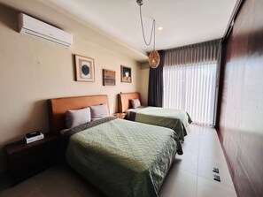 Comfort-Apartment | 2 Schlafzimmer, kostenloses WLAN, Bettwäsche