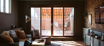 Spacious, Private, & Modern Apartment with King Bed in middle of town.