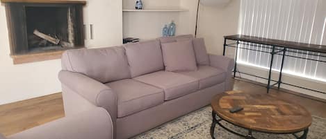 Smart-tv en een open haard