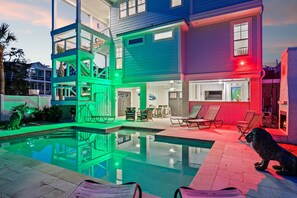 A heated pool - Brand New Beach House with Private Pool (Tybee Island)