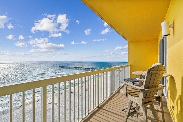 Condo, 1 Bedroom | Property grounds - Calypso 1205 - Amazing Condo! Free Fun! Sleeps 4. Free Beach Chairs 1 Bedroom Condo by RedAwning (Panama City Beach)