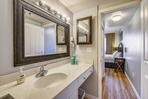 Condo, 1 Bedroom | Bathroom - Shores of Panama 1017 - 1 Bedroom + Bunkroom . Free Fun! 1 Condo by RedAwning (Panama City Beach)