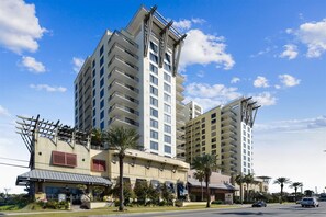 Condo, 3 Bedrooms | Exterior - Origin at Seahaven 403 - Spacious 3 Bedroom w/Sunset View! Free Fun! 3 Condo by RedAwning (Panama City Beach)