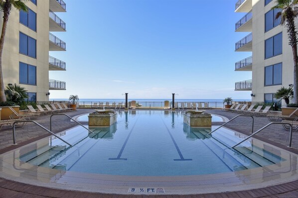 Condo, 3 Bedrooms | Pool - Origin at Seahaven 403 - Spacious 3 Bedroom w/Sunset View! Free Fun! 3 Condo by RedAwning (Panama City Beach)