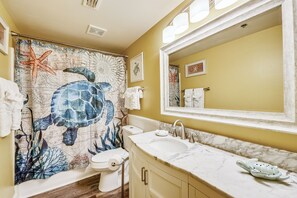 Condo, 1 Bedroom | Bathroom - Shores Of Panama 2217- Elegantly Decorated, Sleeps 6, Free Fun! 1 Bedroom Condo by RedAwning (Panama City Beach)