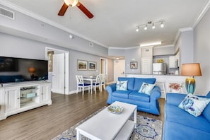 Condo, 1 habitación | Área de sala de estar