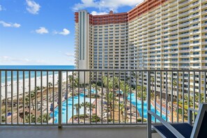 Property grounds - Shores Of Panama 726 - 1bd+bunks, Sleeps 6. Sunset View! Reserved Parking Space! Free Fun! 1 Bedroom Condo by RedAwning (Panama City Beach)