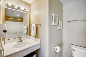 Condo, 2 Bedrooms | Bathroom | Towels - Shores of Panama 1804 - 2 Bedroom + Bunkroom . Updated! Free Fun. 2 Condo by RedAwning (Panama City Beach)