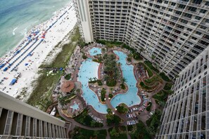 Condo, 1 Bedroom | Exterior - Shores of Panama 2026 - 1 Bedroom+Bunks. Res. Parking! 1 Condo by RedAwning (Panama City Beach)