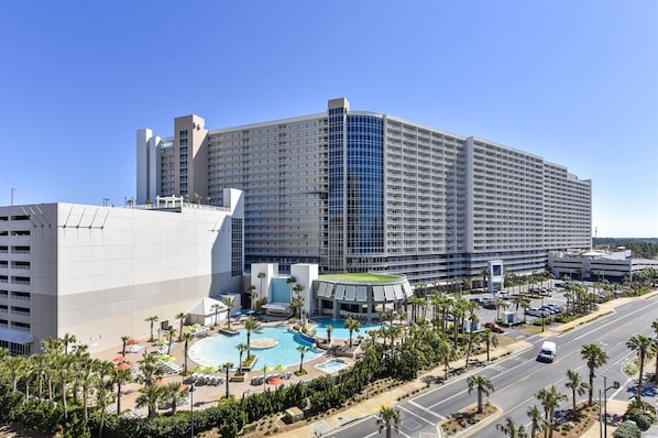 Exterior - Laketown Wharf 835 - Very Cool 1 Bedroom+Bunks, Sleeps 6. Free Fun! 1 Condo by RedAwning (Panama City Beach)