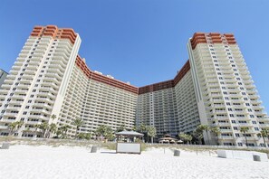 Exterior - Shores of Panama 1704 - 2 Bedroom + Bunk Room . Updated! Res. Parking 2 Condo by RedAwning (Panama City Beach)