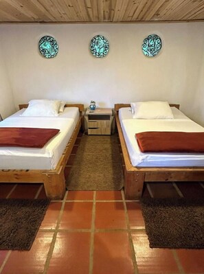 2 間睡房、書桌、免費 Wi-Fi、床單