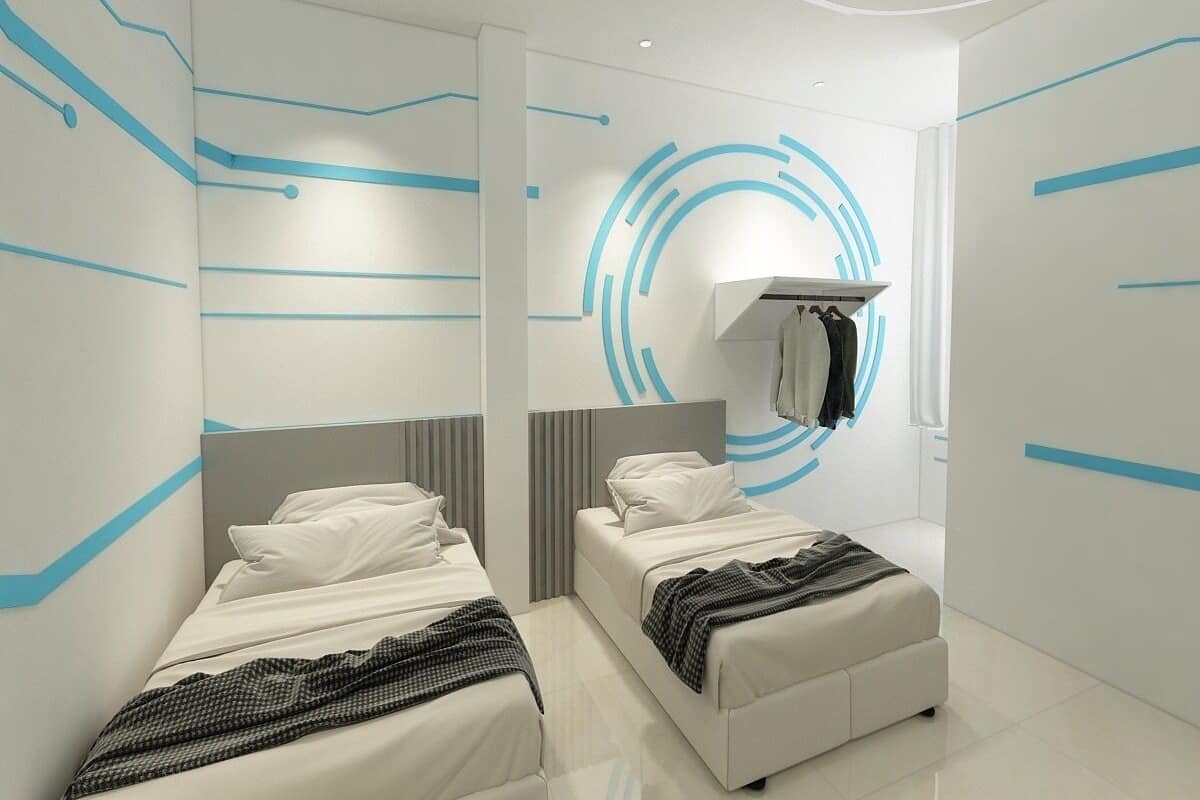 Standard Twin Room, Multiple Bedrooms, Non Smoking, City View | Egyptian cotton sheets, premium bedding, down comforters, pillowtop beds