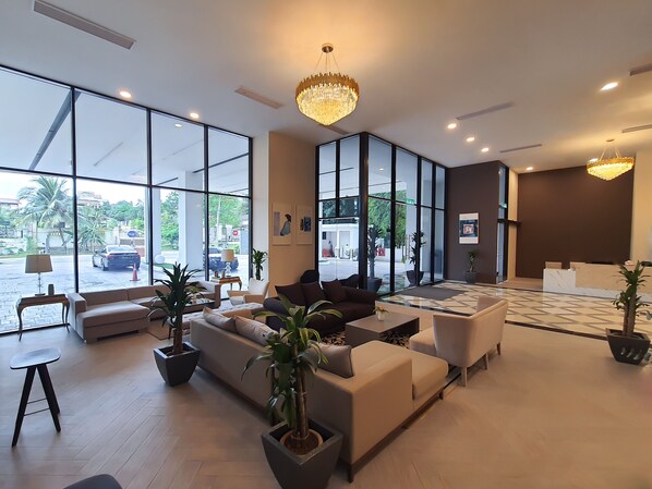 Sala de estar en el lobby