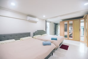 4 多间卧室、办公桌、熨斗/熨衣板、免费 WiFi