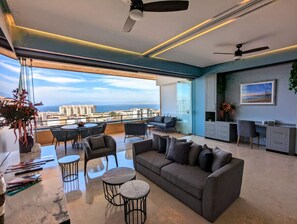 Smart TV, books, stereo, printers