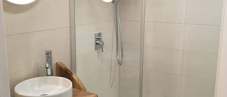 Shower, hair dryer