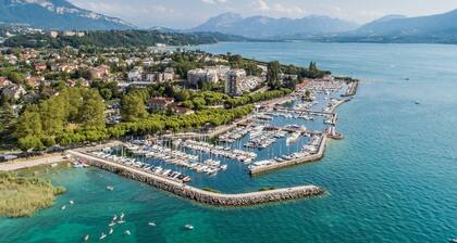 Charmant T2 moderne et lumineux avec climatisation et parking à Aix-les-Bains