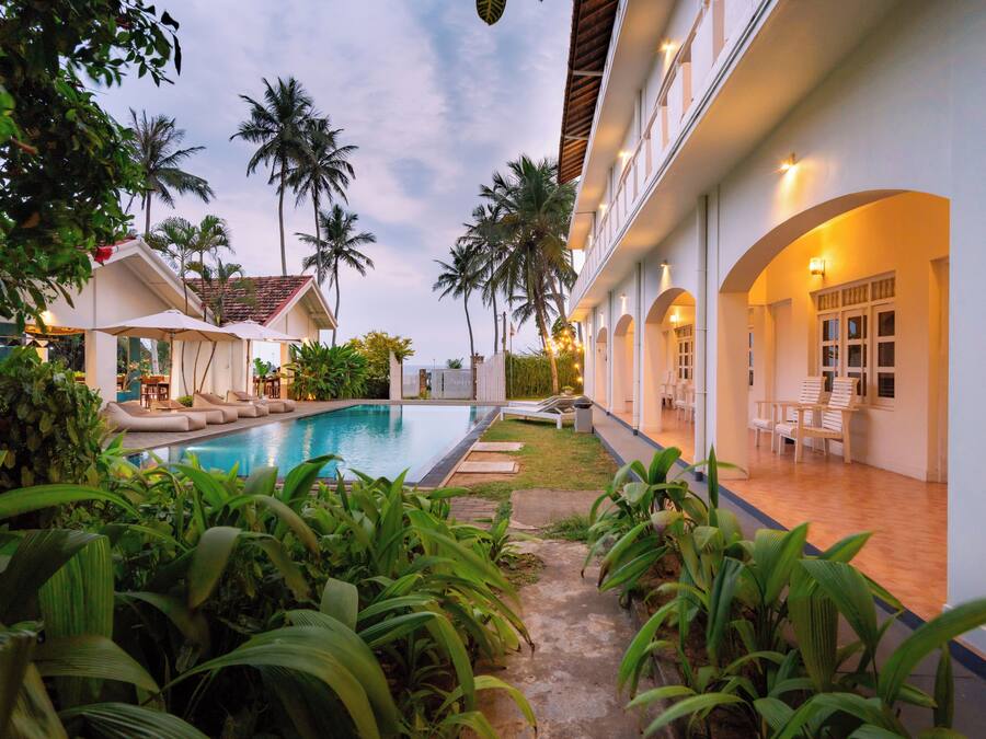 Fachada de la propiedad