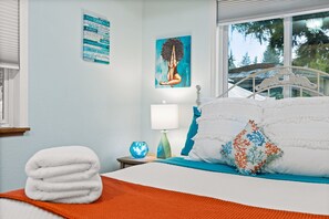 4 dormitorios, escritorio, tabla de planchar con plancha y wifi gratis