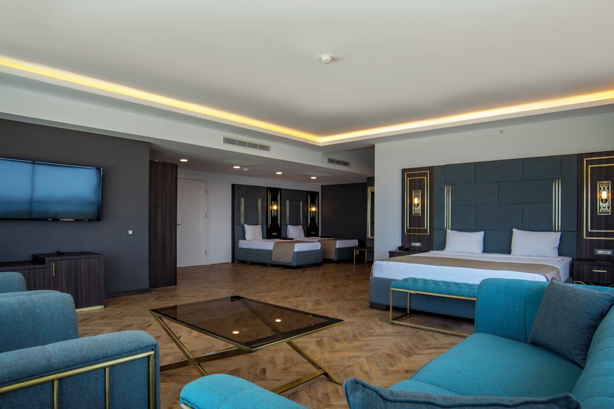 Habitación de lujo | Ropa de cama de alta calidad y minibar
