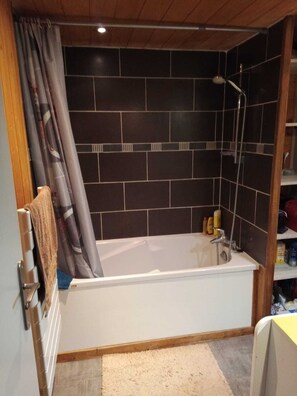 Shower, hair dryer