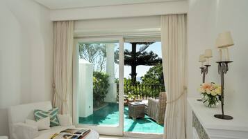 Superior Double Room, Sea View | Premium bedding, down duvets, memory-foam beds, free minibar items