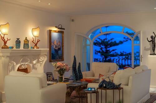 Lobby sitting area