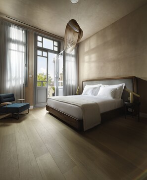 Epos Suite with Acropolis View & Veranda | 高級寢具、迷你吧、房內夾萬、獨特設計