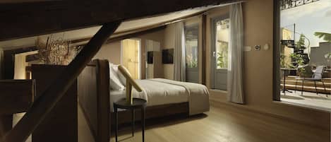 Nidus Suite Acropolis View & Jacuzzi | 1 bedroom, premium bedding, minibar, in-room safe