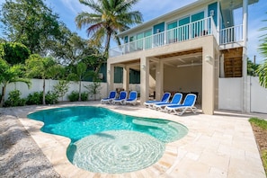 Pool - Two, Yes, Two Brand New Homes, Side By Side, Creating The Palace To Fit The Entire Crew. 8 Bedroom Home by RedAwning (Fort Myers Beach)