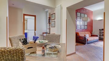 Apartamento | Área de estar | Smart TV, Netflix, serviços de streaming