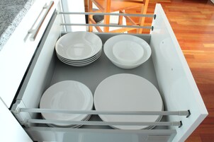 Estudio (201) | Cocina privada | Frigorífico pequeño, microondas, placa de cocina y tostadora