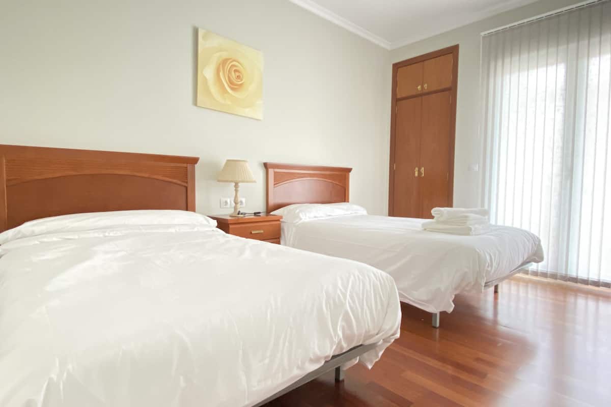 Appartement (203) | 1 slaapkamer, luxe beddengoed, een laptopwerkplek, geluiddichte muren