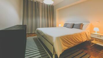 1 soverom, strykejern/-brett, wi-fi (inkludert) og sengetøy