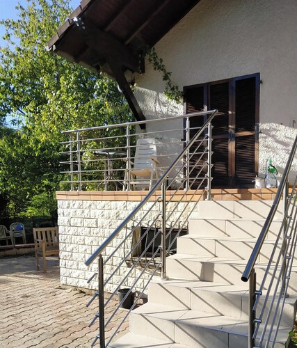 Chalet "Diff" 150m vom See entfernt, privater Garten und Wi-Fi